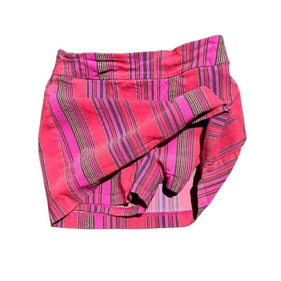 VERSONA Multi Color Vertical Stripes Skort Size 10 - Picture 3 of 4